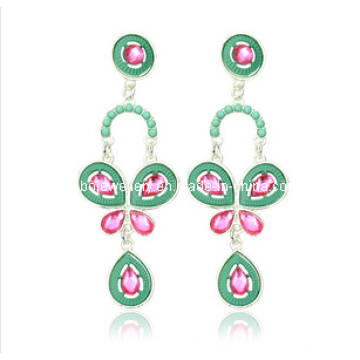 Trendy Bohemia Style Resin Stone Earring (XER13092)